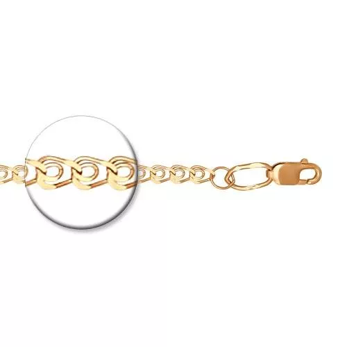 Браслет из золочёного серебра