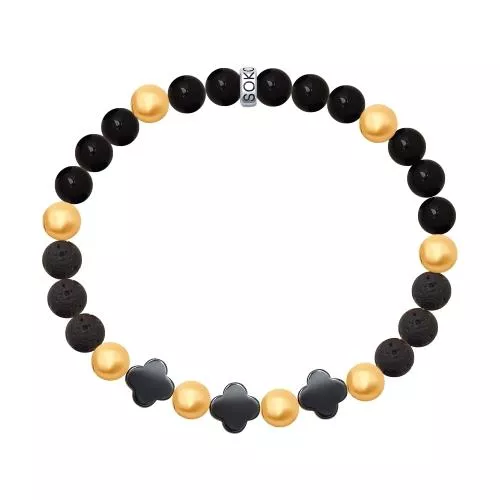 Браслет с агатами