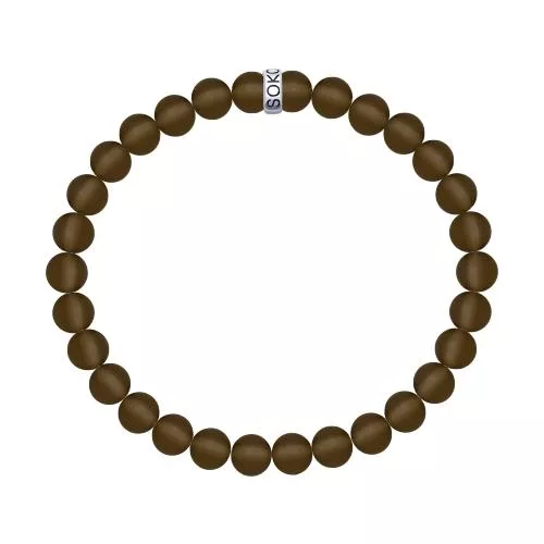 Браслет с дымчатым стеклом