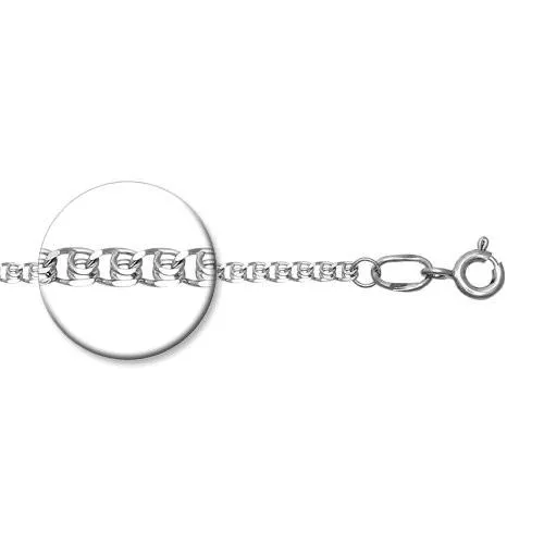 Браслет из серебра «Забота», выполненный плетением «Лав»