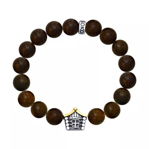 Браслет «Изба» с бронзитом