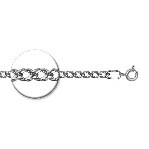 Серебряный браслет сплетёный в стиле «Ромб»