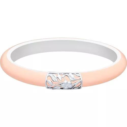 Браслет жёсткий с серебром