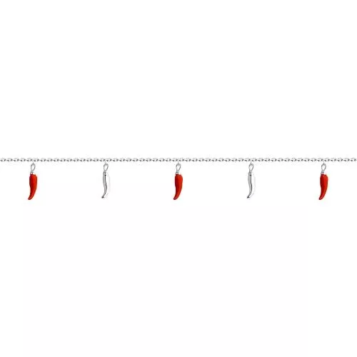 Браслет из серебра с эмалью