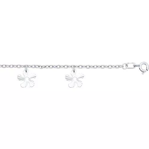 Браслет из серебра с алмазной гранью