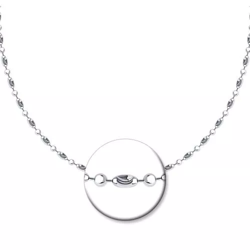 Колье из серебра