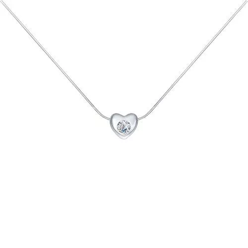 Колье из серебра со Swarovski Zirconia