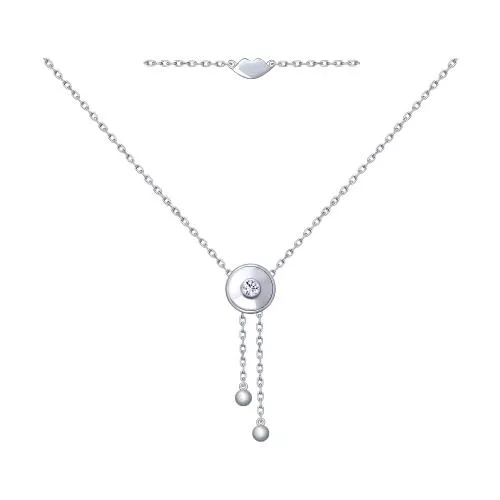 Колье из серебра с фианитом SOKOLOV x TerekhovGirl