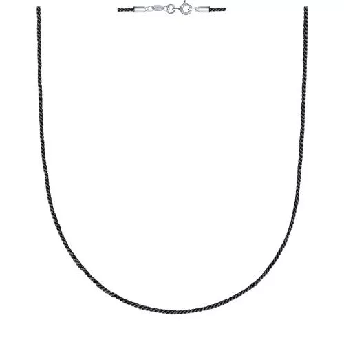 Шнур с серебряным замком