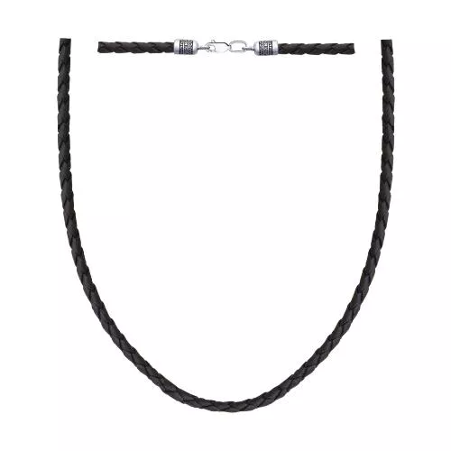 Шнур из чернёного серебра