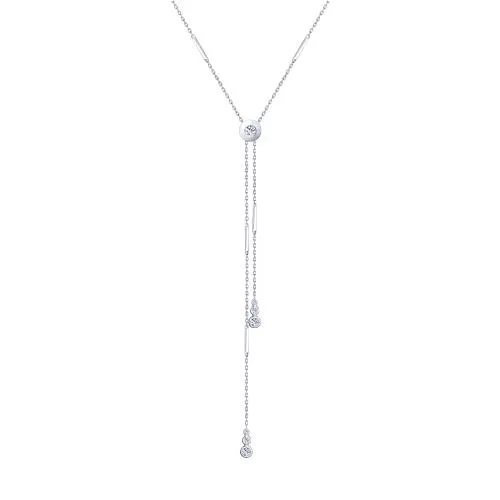 Колье из серебра с фианитами