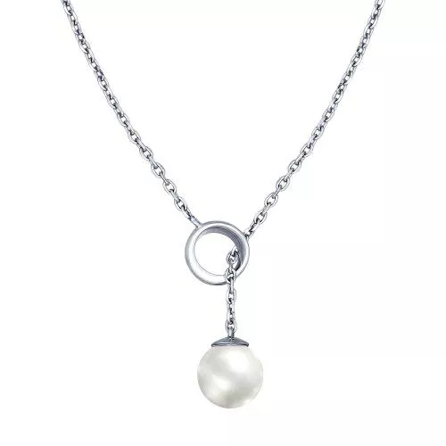 Колье из серебра с жемчугом