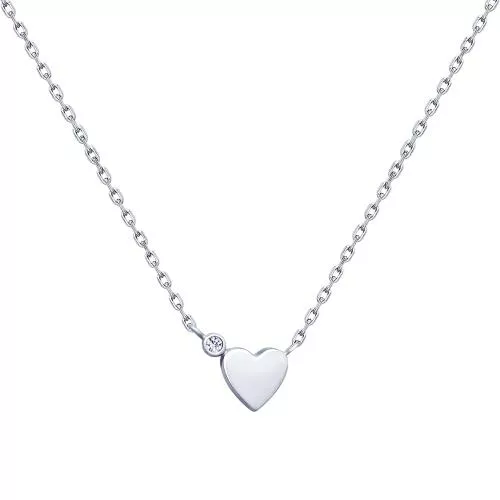 Колье из серебра с фианитом