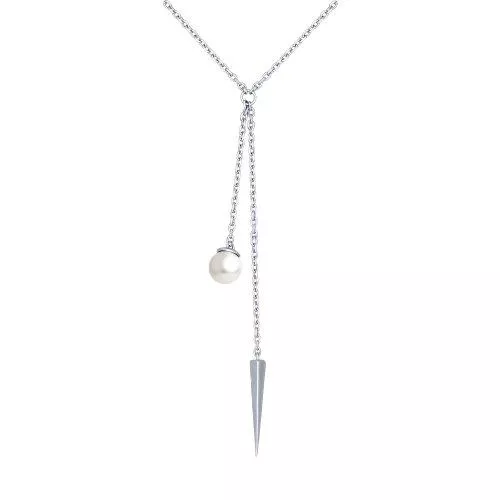 Колье из серебра с жемчугом