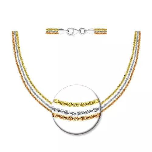 Колье из серебра