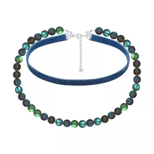 Колье из серебра