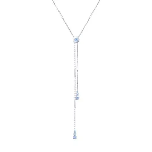 Колье из серебра с фианитами