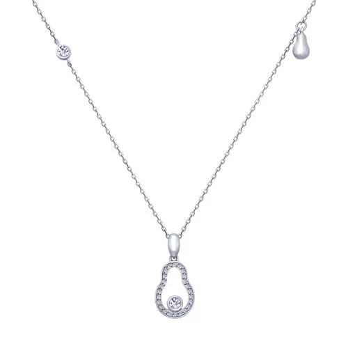 Колье из серебра с фианитами