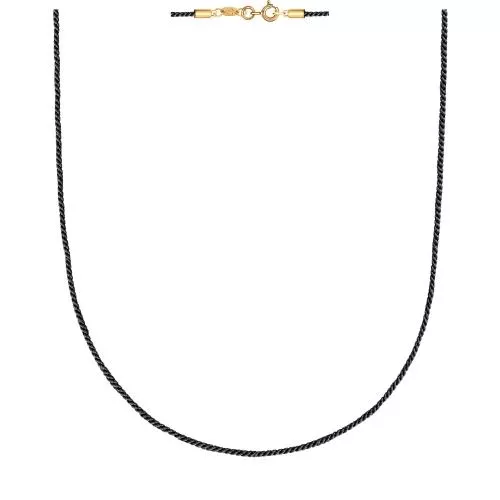 Шнур с замком из золочёного серебра