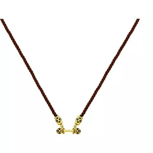 Шнур из золочёного серебра