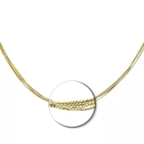 Колье из серебра