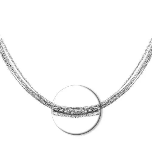 Колье из серебра