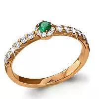 Кольцо, артикул LV961731к, золото