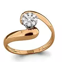 Кольцо, артикул LV961633к, золото