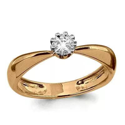 Кольцо, артикул LV961608к, золото