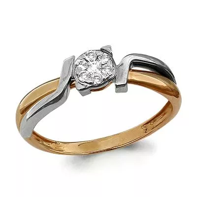 Кольцо, артикул LV961604к, золото