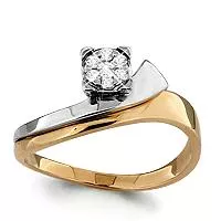 Кольцо, артикул LV961601к, золото