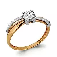 Кольцо, артикул LV961598к, золото