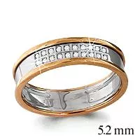 Кольцо, артикул LV961555к, золото