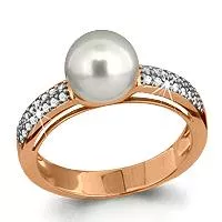 Кольцо, артикул LV961463Ак, золото