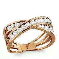 Кольцо, артикул LV961458к, золото