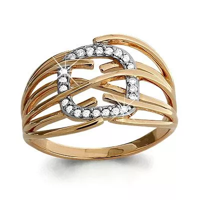 Кольцо, артикул LV62934А, золото