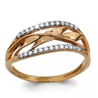 Кольцо, артикул LV62897А, золото