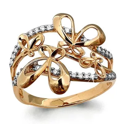 Кольцо, артикул LV62863А, золото