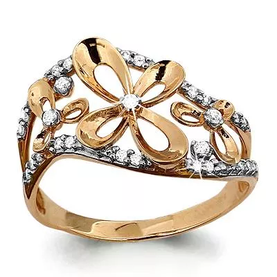 Кольцо из золота, артикул LV62862А