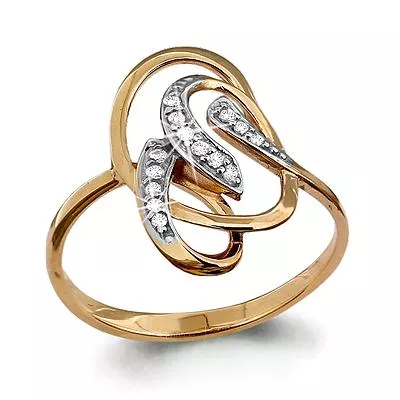 Кольцо, артикул LV62840А, золото