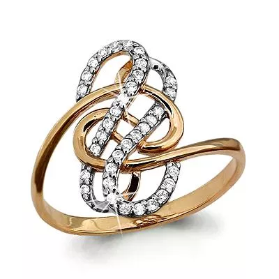 Кольцо, артикул LV62837А, золото