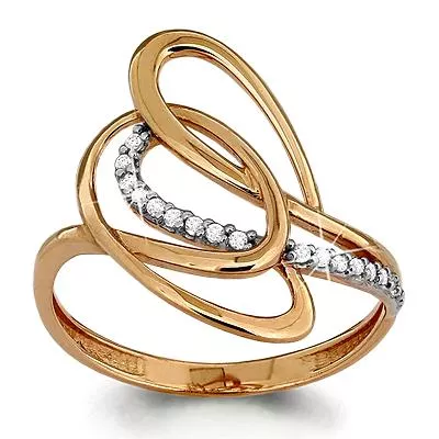 Кольцо, артикул LV62834А, золото