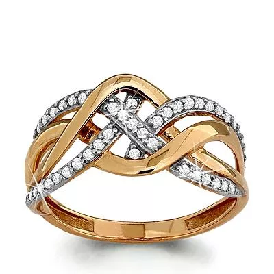 Кольцо, артикул LV62828А, золото