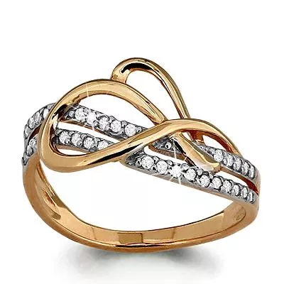 Кольцо, артикул LV62825А, золото