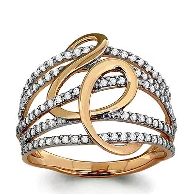 Кольцо из золота, артикул LV62813А