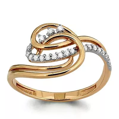 Кольцо, артикул LV62808А, золото