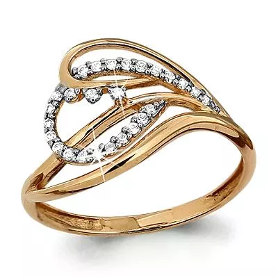 Кольцо, артикул LV62805А, золото