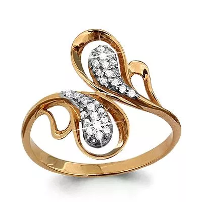 Кольцо, артикул LV62796А, золото