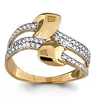 Кольцо из золота, артикул LV62745А