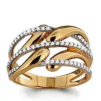 Кольцо, артикул LV62713А, золото